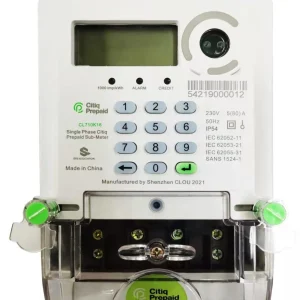 Citiq Prepaid Electricity Sub-Meter The Citiq Prepaid Electricity Sub-Meter is a multi-function single-phase smart meter with embedded communication. The meter accurately measures electrical energy for commercial and residential customers. The meter can be used for prepayment (STS compliant).