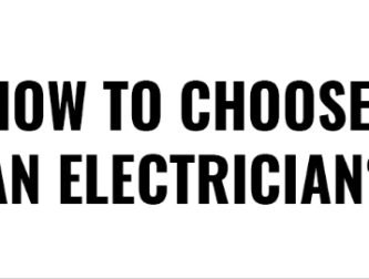 how to choose an electrician