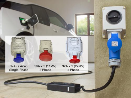 Amps (A) is the measuring unit for electric current. South African domestic sockets can supply up to 16 Amps current. Volts (V) is the measuring unit for electrical potential. South Africa’s standard domestic supply voltage is 230 Volts. Watt (W) is the measuring unit for electrical power. Electric power is calculated by multiplying the voltage by the current. The power rating for a South African domestic socket is therefore 16Amps x 230Volts = 3.7kW. Kilowatt-hour (kWh) is the measuring unit for electrical power consumption. It is used by electricity utility providers to bill users for the amount of electricity consumed. It is the energy provided in one hour by one kilowatt of power. The capacity of Electric Vehicle batteries is also measured in kWh.